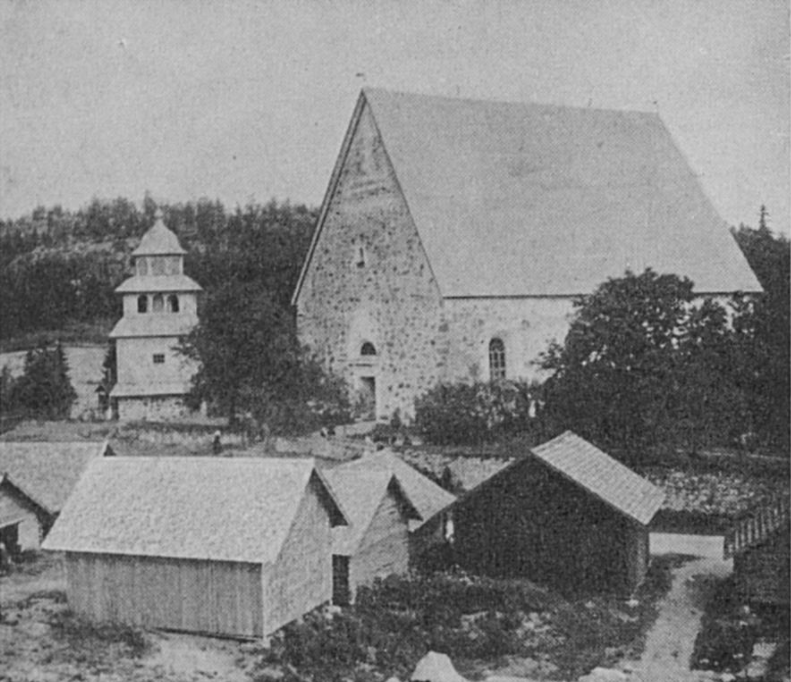 Pyhän Pietarin kirkko vuonna 1939 lehdestä Svenskt kyrkoliv i Finland